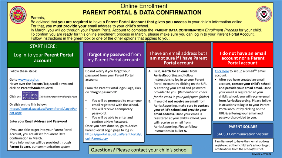 aeries parent portal sausd carr face 